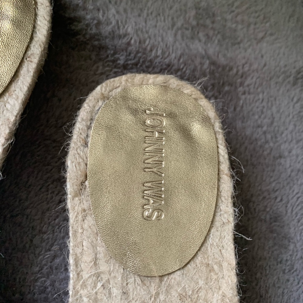 Johnny Was Pink Crane Embroidered Espadrilles - Picture 5 of 7